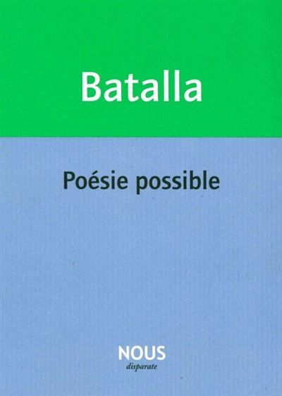 Poésie possible