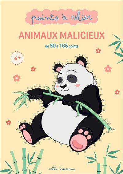 Points à relier - Animaux malicieux De 80 à 165 points