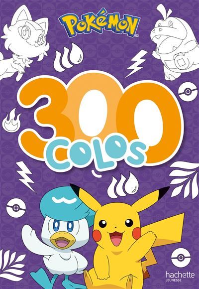 Pokémon - 300 colos Livre de coloriages