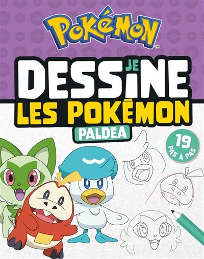 Pokémon - Je dessine les Pokémon de Paldea Je dessine NEW