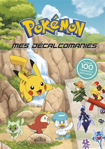 Pokémon - Mes décalcomanies + de 100 decalcomanies pokemon