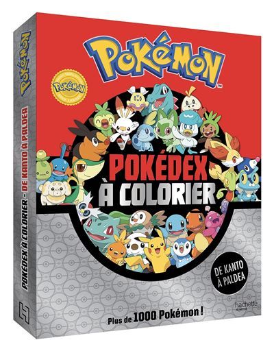Pokémon - Pokedex à colorier de Kanto à Paldea Livre de coloriages