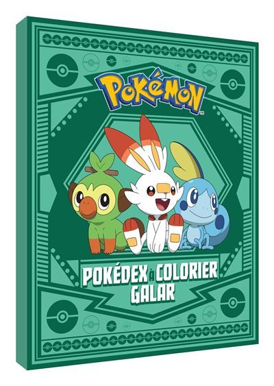 Pokémon - Pokedex à colorier Galar Édition spéciale anniversaire