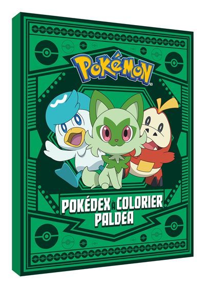 Pokémon - Pokedex à colorier Paldea Édition spéciale anniversaire