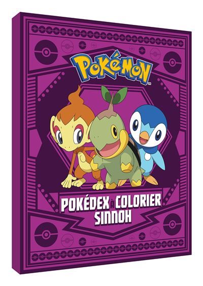 Pokémon - Pokedex à colorier Sinnoh Édition spéciale anniversaire