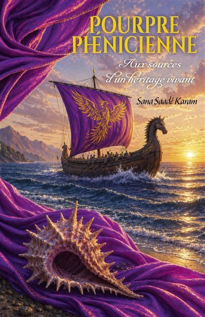 Couverture de Pourpre phe nicienne Aux sources d'un héritage vivant par Sana Saadé Karam