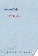 Couverture de Prétextes. Réflexions sur quelques points de littérature et de morale par André Gide