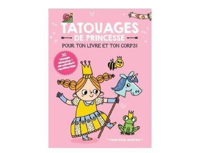 Princesse Martha Tatouages 30 tatouages éphémères + des autocollants repositionnables