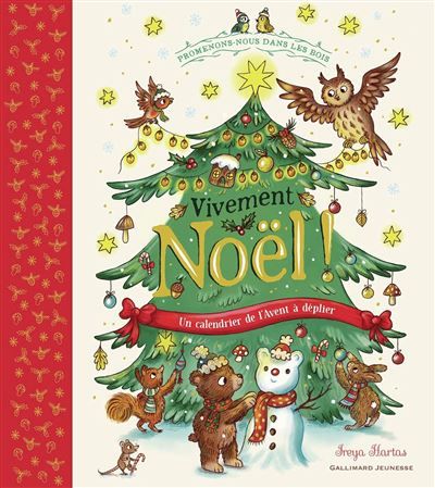 Promenons-nous dans les bois - Vivement Noël ! Un calendrier de l'Avent à déplier