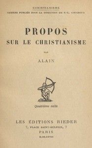 Propos sur le christianisme