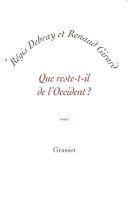Que reste-t-il de l'Occident?