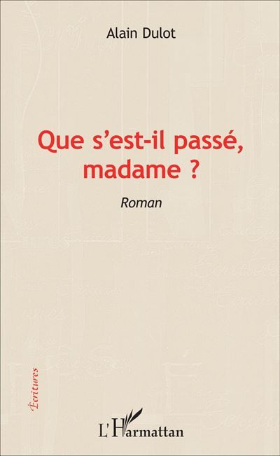 Que s'est-il passé madame ? Roman