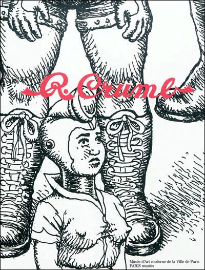 R. crumb de l'underground a la genese - musee d'art moderne de la ville de paris