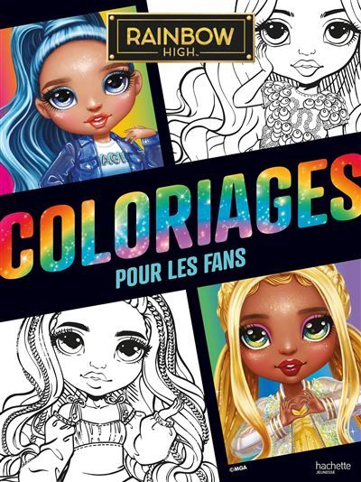 Rainbow High - Coloriages pour les fans Livre de coloriages