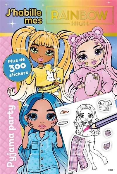 Rainbow High - J'habille - Pyjama Party