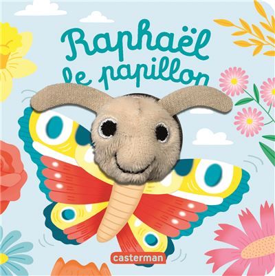 Raphaël le papillon Livre marionnette pour bébé - dès 3 mois