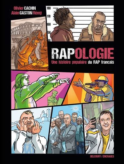 Couverture de Rapologie - Une histoire populaire du rap français par Olivier Cachin