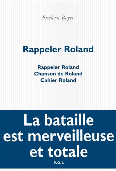 Rappeler Roland Cahier Roland