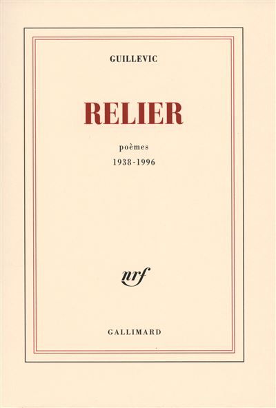 Relier Poèmes 1938-1996