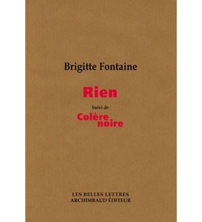 Rien suivi de colère noire