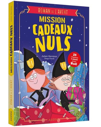 Couverture de Roman de l'avent - Mission cadeaux nuls par Julien Hervieux