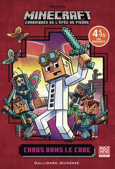 Romans Minecraft - Chaos dans le code Chroniques de l'Epée de pierre-Prix découverte