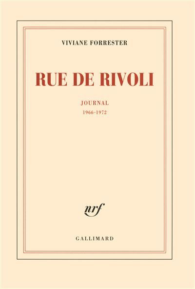 Rue de Rivoli Journal (1966-1972)