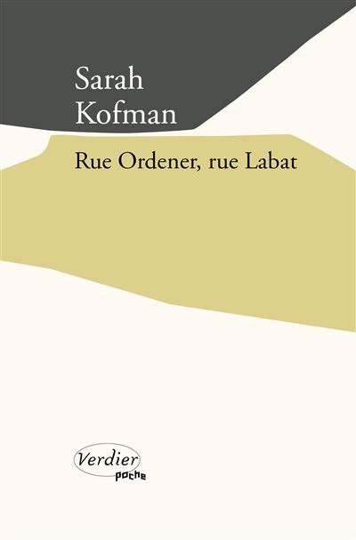 Rue Ordener, rue Labat Suivi de Autobiogravures