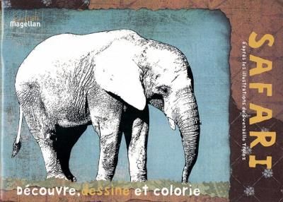 Safari Cahier de coloriage