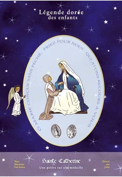Sainte Catherine Une prière sur une médaille