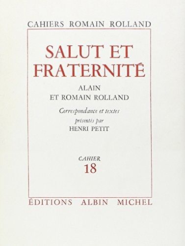 Salut Et Fraternite (Critiques, Analyses, Biographies Et Histoire Litteraire) (French Edition)