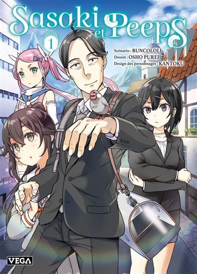 Couverture de Sasaki et Peeps - Tome 1 - Buncololi - VEGA par Buncololi Buncololi