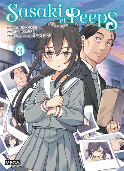 Couverture de Sasaki et Peeps - Tome 3 - Buncololi - VEGA par Buncololi Buncololi