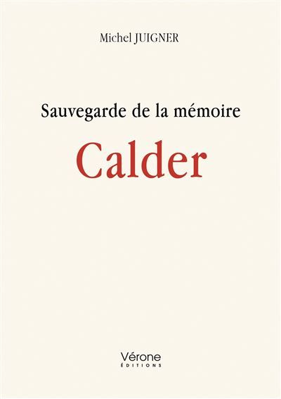 Sauvegarde de la mémoire Calder