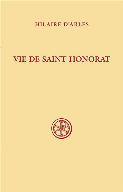 Couverture de Sc 235 vie de saint honorat par Hilaire d'Arles