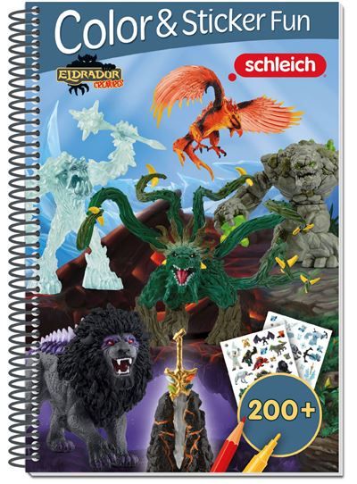 Schleich eldrador - 3d lenticular color and sticker fun