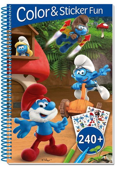 Schtroumpf - 3d lenticular color and sticker fun