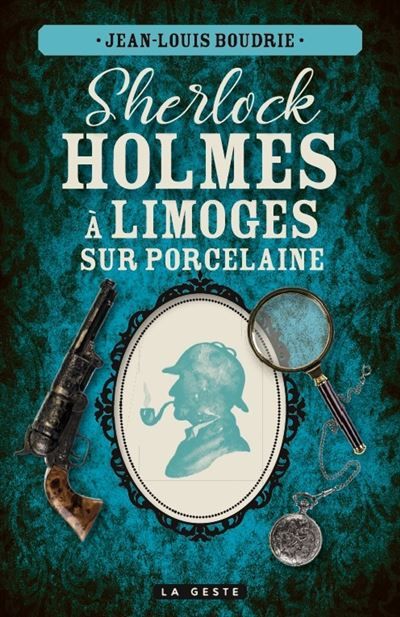 Sherlock holmes a limoges sur porcelaine