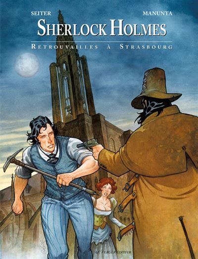 Couverture de Sherlock holmes : retrouvailles a strasbourg par SEITER ROGER