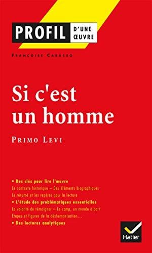 Si c'est un homme (1947), Primo Levi