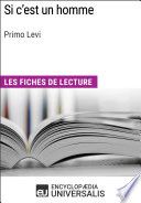 Si c'est un homme de Primo Levi