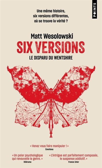 Six versions - Tome 3 Le Disparu du Wentshire