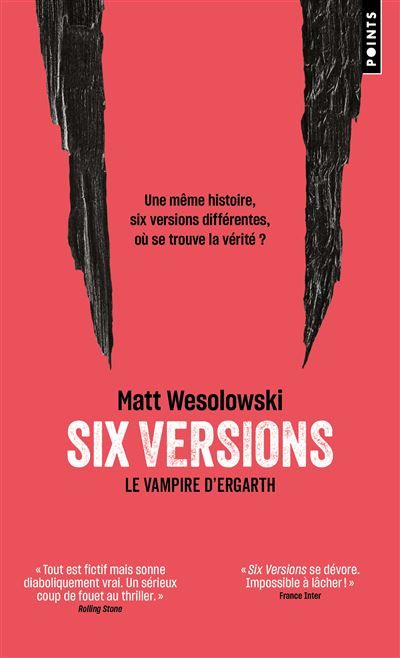 Six versions - Tome 4 Le Vampire d'Ergarth