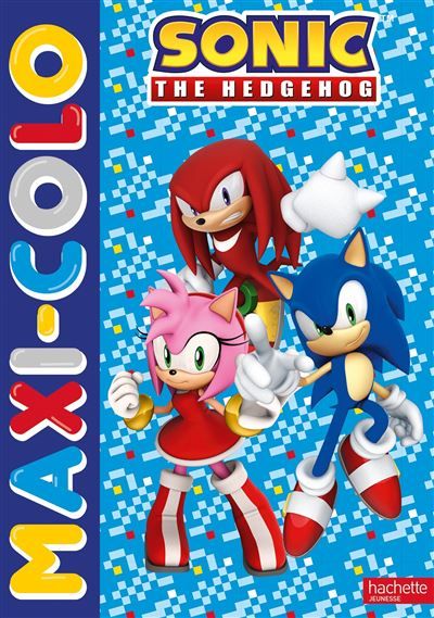 Sonic - Maxi-colo Maxi-colo - Livre de coloriages