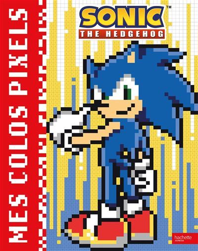 Sonic - Mes colos pixels Coloriages Pixels
