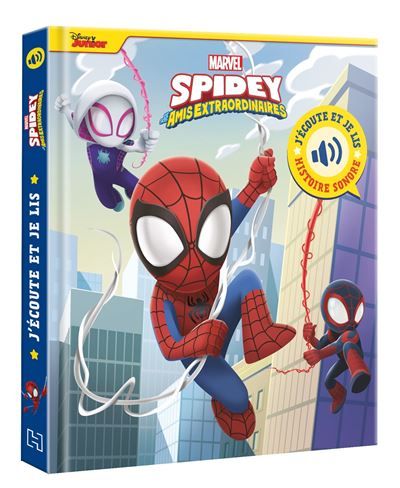 SPIDEY ET SES AMIS EXTRAORDINAIRES - J'écoute et je lis (livre sonore) - Mission à trois - MARVEL