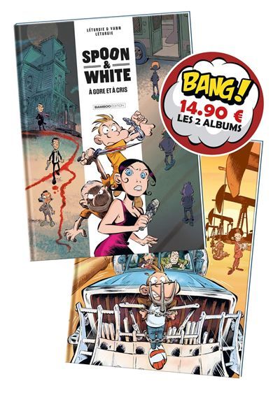 Spoon and White - pack tome 02 + tome 09 A gore et à cris