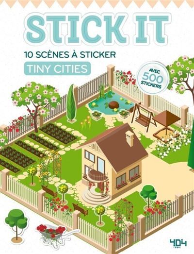 Stick It - Tiny Cities - 10 scènes à sticker