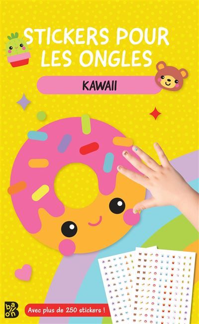 Stickers pour les ongles - Kawaii