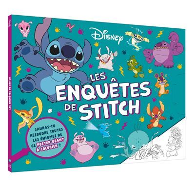 STITCH - Poster géant - Les enquêtes de Stitch - Disney